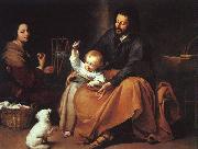 The Holy Family  dfffg Bartolome Esteban Murillo